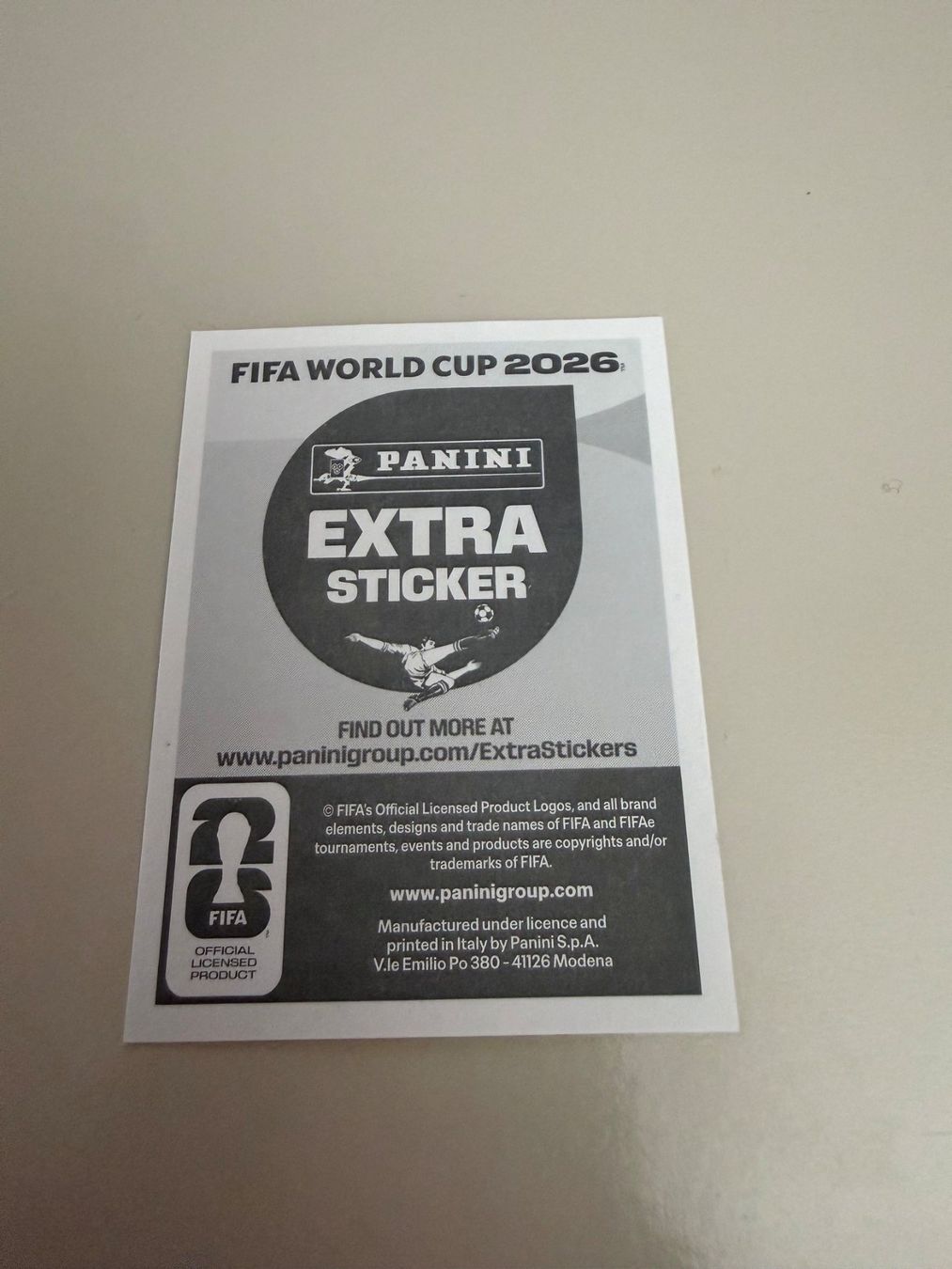 Panini Carte collezionabili: World Cup 2026 Panini - Extra Sticker Kylian Mbappé – Nuovo (secondo la descrizione) da Chiggiogna venduto da TheLegend88 1