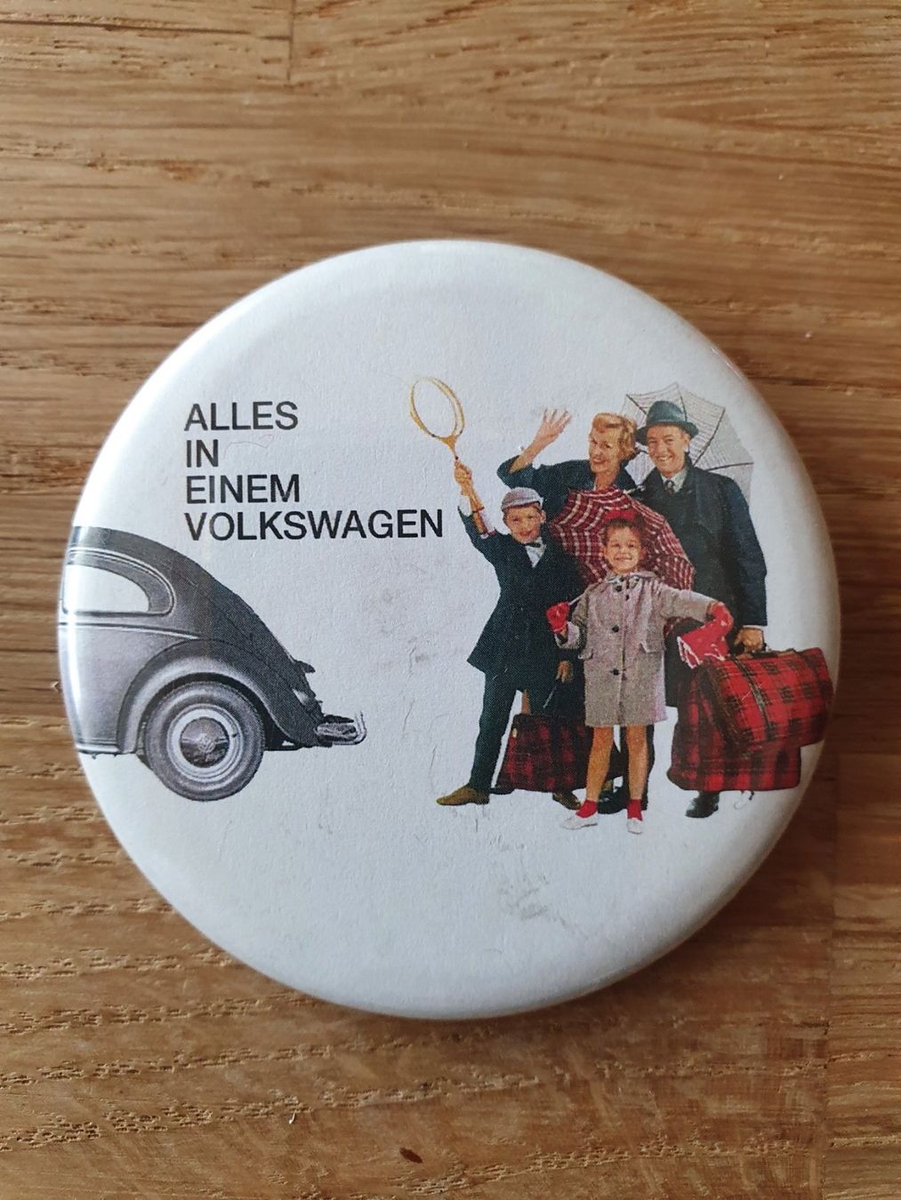 Broschen & Nadeln: VW Käfer / Volkswagen / Beetle Ansteckplakette – Neu (gemäss Beschreibung) aus Rothenburg von Bleonhard