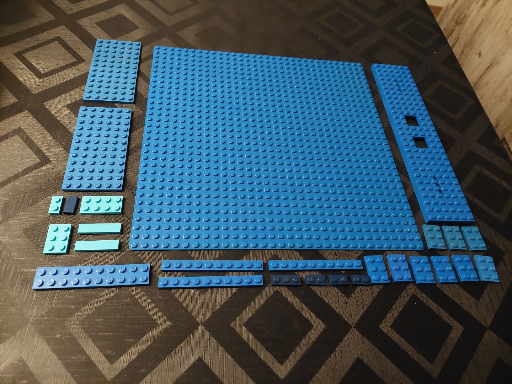 Lego Giocattoli: Diverse  Lego  Platten  blau – Usato da Zetzwil venduto da sti_x9xf 3