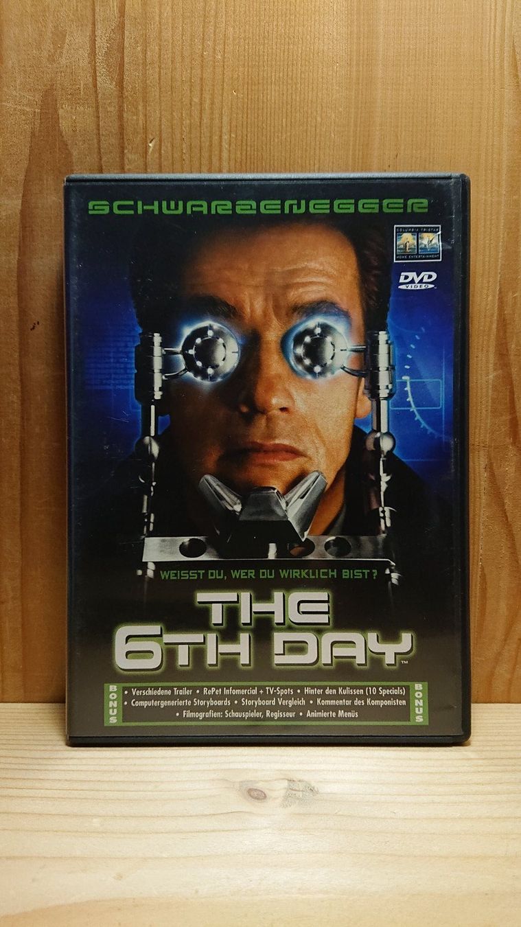 Tutti i DVDs: THE 6TH DAY DVD mit Arnold Schwarzenegger – Usato da Wilderswil venduto da Exebub