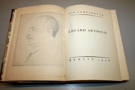 EDUARD ARNHOLD - Ein Gedenkbuch, 1928, orig. Radierung (30