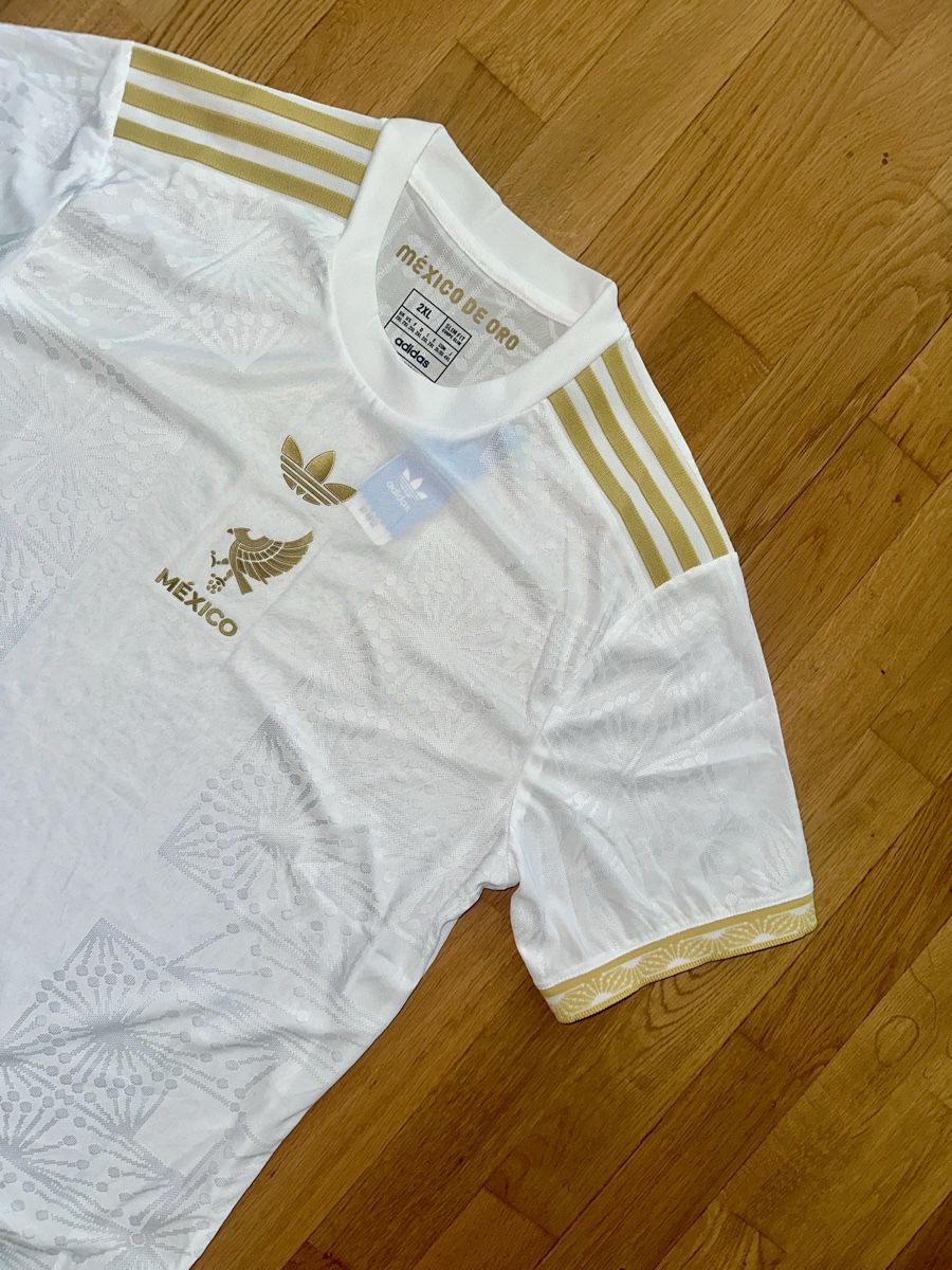 Adidas Canottiere & Pantaloni: Mexiko Trikot Weiss Gold Gr. XXL – Nuovo (secondo la descrizione) da Bern venduto da rub_8mhx 1