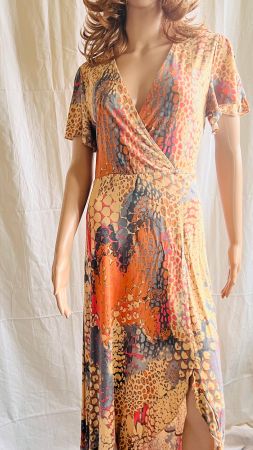 Langes buntes  Sommerkleid von Buffalo Gr.36 Neuwertig