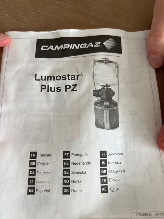 TOYZFRIENDY Mapp Gas Lampe - Tragbare Campinglampe Mit Zündsystem