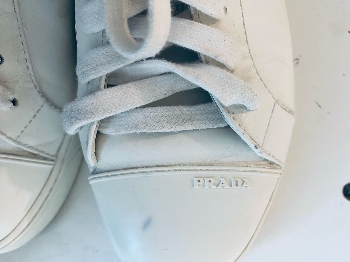 Prada Scarpe da uomo: PRADA Leder-Sneakers – Usato da zürich venduto da venezi 3