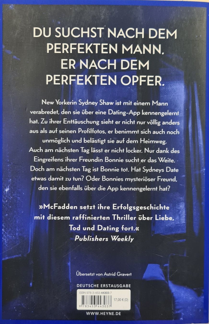 Bücher: Buch Freida McFadden "Der Freund" – Gebraucht aus Islikon von EFH651 1