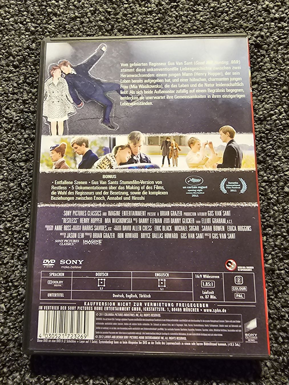 Tutti i DVDs: DVD Restless - Eine Liebe, die bleibt(16056) – Usato da Ruswil venduto da jan_bxl5 1