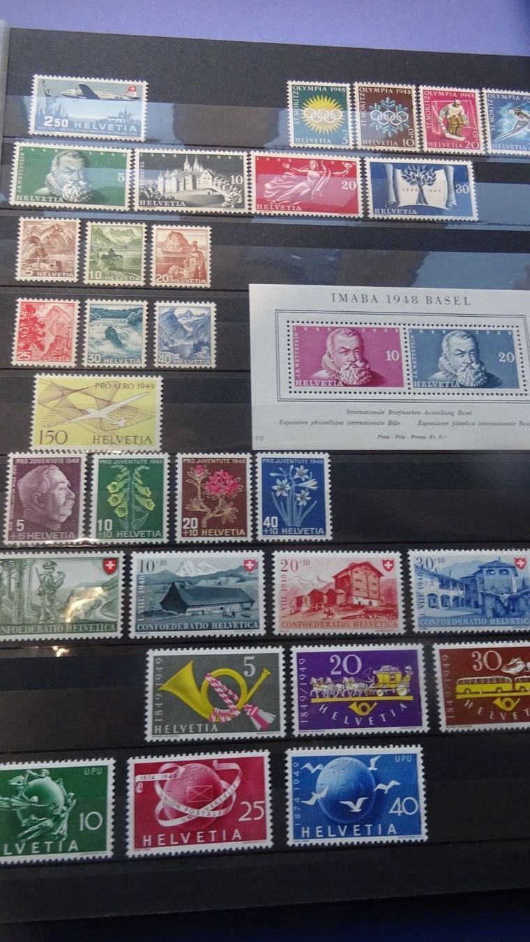 Tutti i francobolli: LOT ALTSCHWEIZ; POSTFRISCH AB 1948 plus – Nuovo (secondo la descrizione) da Eschenbach SG venduto da eDaisy