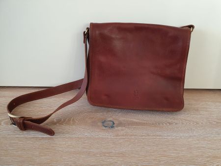 Elegante Umhängetasche aus Leder, Top Zustand, ungebraucht