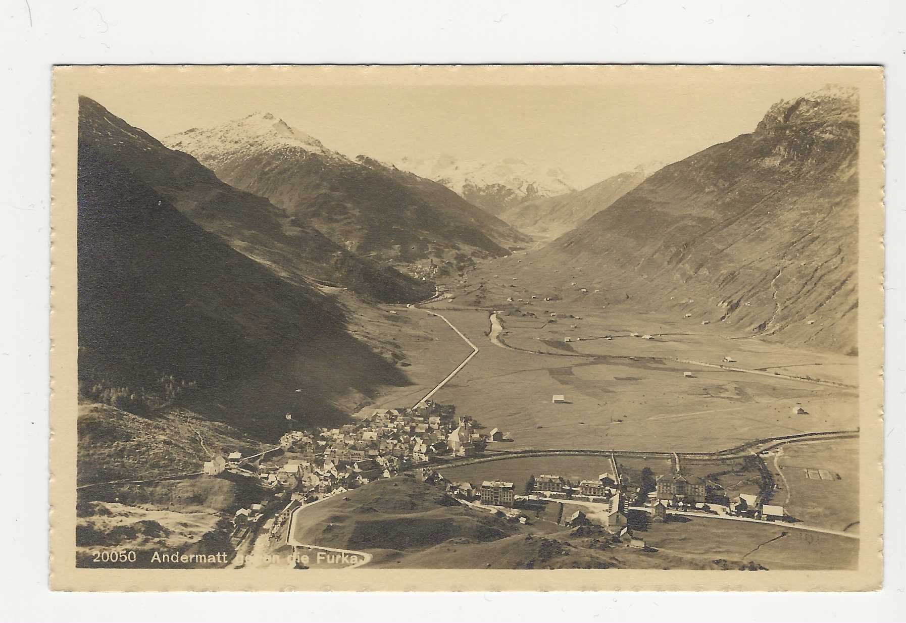 Cartes postales: ANDERMATT  GEGEN  DIE  FURKA – D'occasion à Küttigen par rolypo