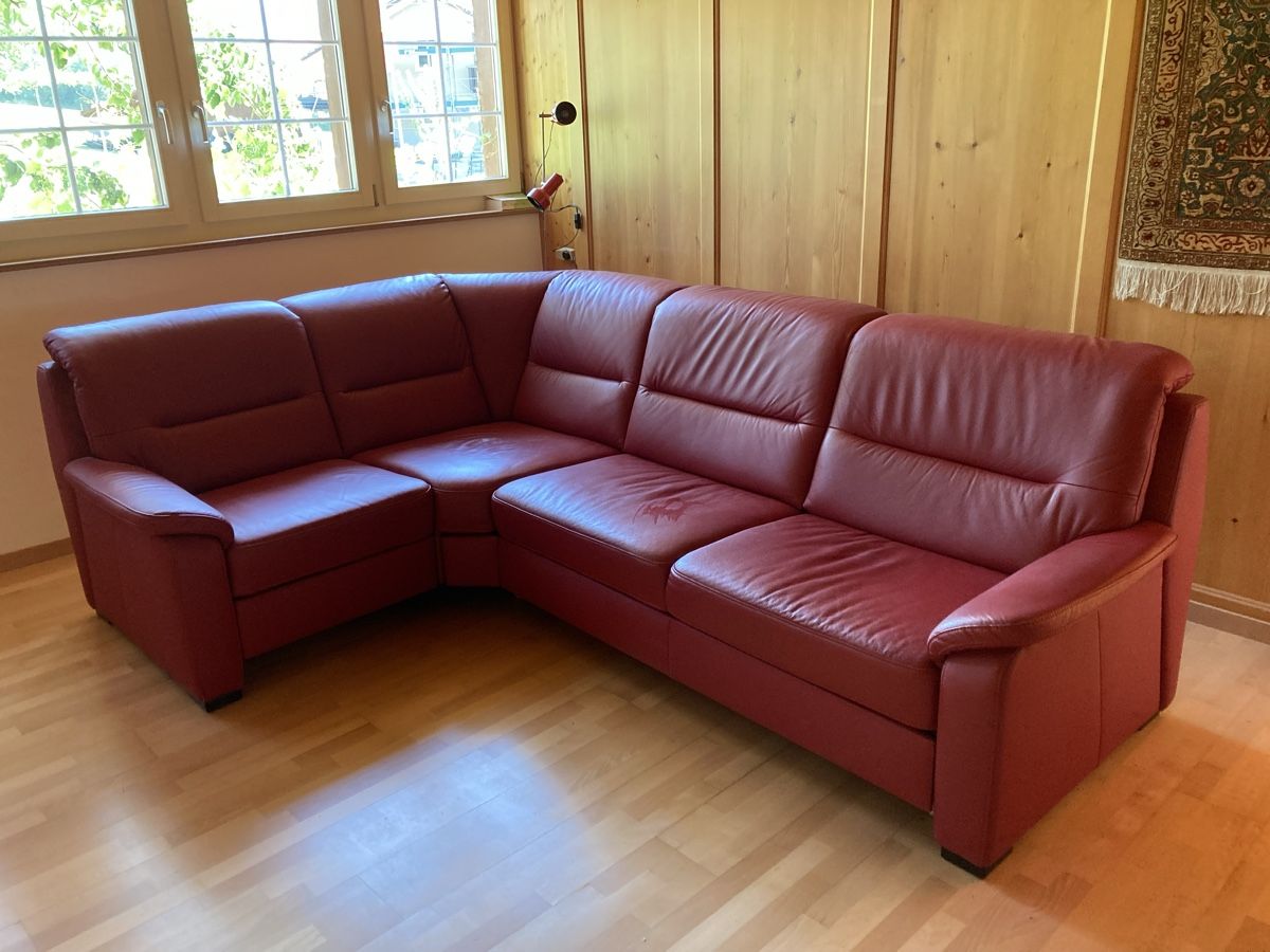Divani: Schlafsofa in Lederoptik – Usato da Dietfurt venduto da chrischu66