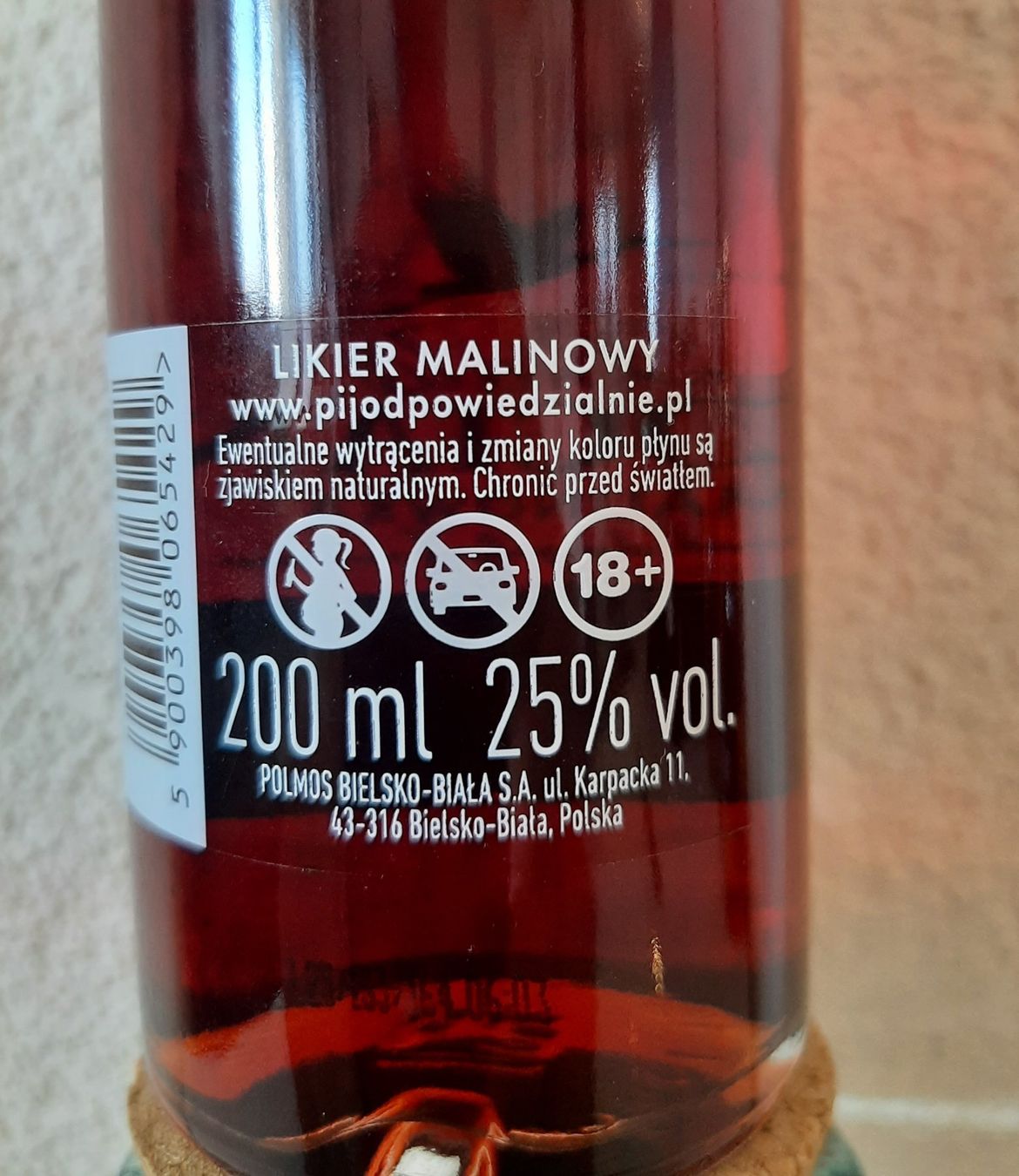 Bevande alcoliche: Liqueur de framboise "BOCIAN" alc 25%, 200ml – Nuovo e nell'imballaggio originale da La Tour-de-Trême venduto da wol_k8l7 2