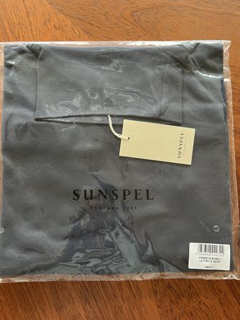 Sunspel Rollkragen Shirt Navy Grösse L Neu