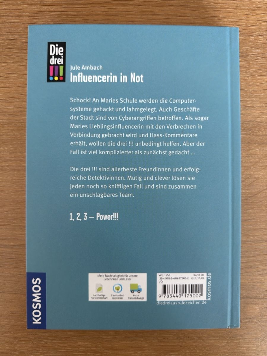 Libri: Die Drei !!! Influencerin in Not – Usato da Uznach venduto da Player6 1