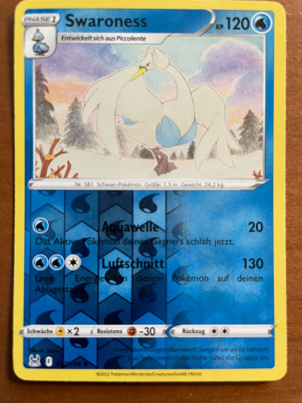 Pokémon Carte collezionabili: Pokemon Swaroness Reverse (Versand gratis) – Nuovo (secondo la descrizione) da Chur venduto da Angerson