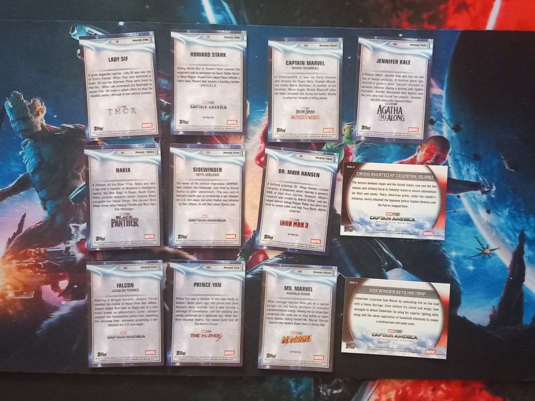 Topps Sammelbilder & Trading cards: 12 Marvel Topps Chrome Cards – Neu (gemäss Beschreibung) aus Yverdon-les-Bains von fla_z2k7 1