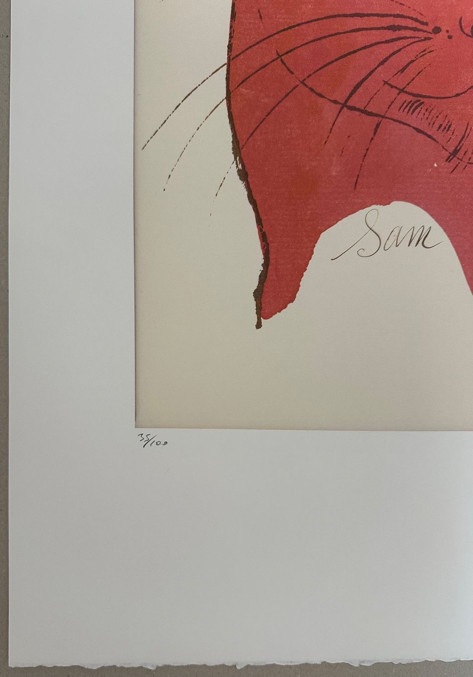 Posters & Illustrations: Warhol: Sam the Cat 35/100 – Neuf (Voir description) à Meilen par Smgdesign 1
