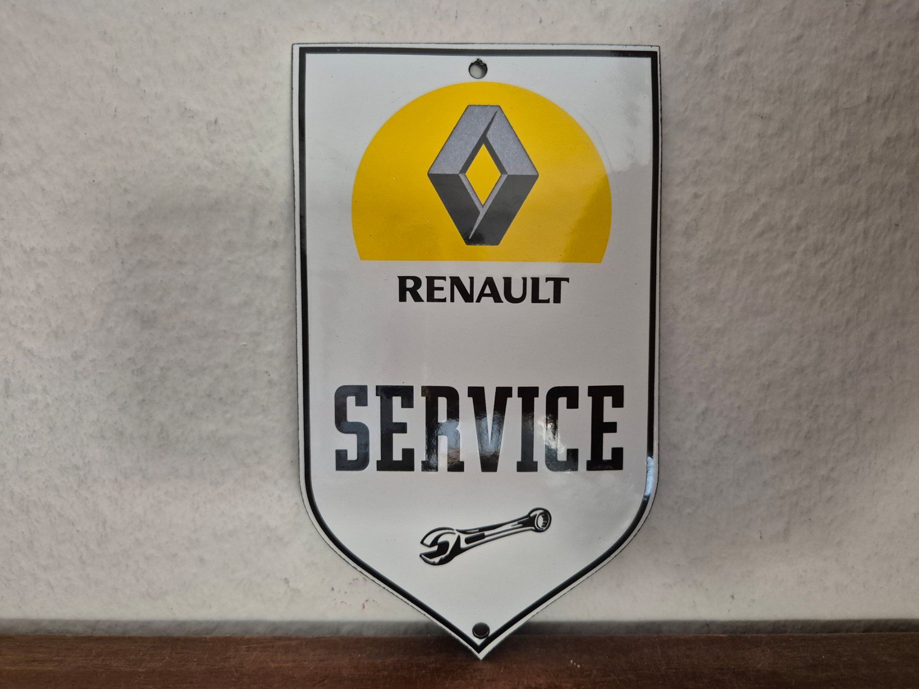 Schilder: Emailschild Renault Service Logo Werkstatt Emaille Schild – Neu (gemäss Beschreibung) aus Schaffhausen von pfanis09 1