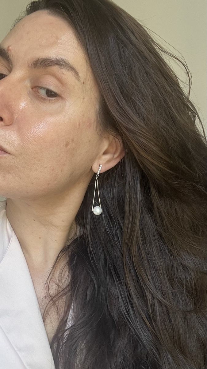 Boucles d'oreille: Orecchini pendenti con perle sintetiche e strass – Neuf (Voir description) à Lugano par yul_fhg2 1