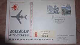 Swissair Geneve - Sofia 01.12.1984