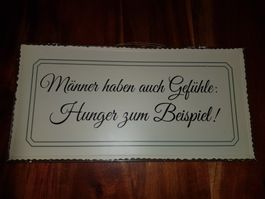 Blechschild originell