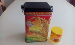 DOSEN REIS, 3-SPRACHIG MIT DECKEL UND MAGGI ORIG. BOUILLON