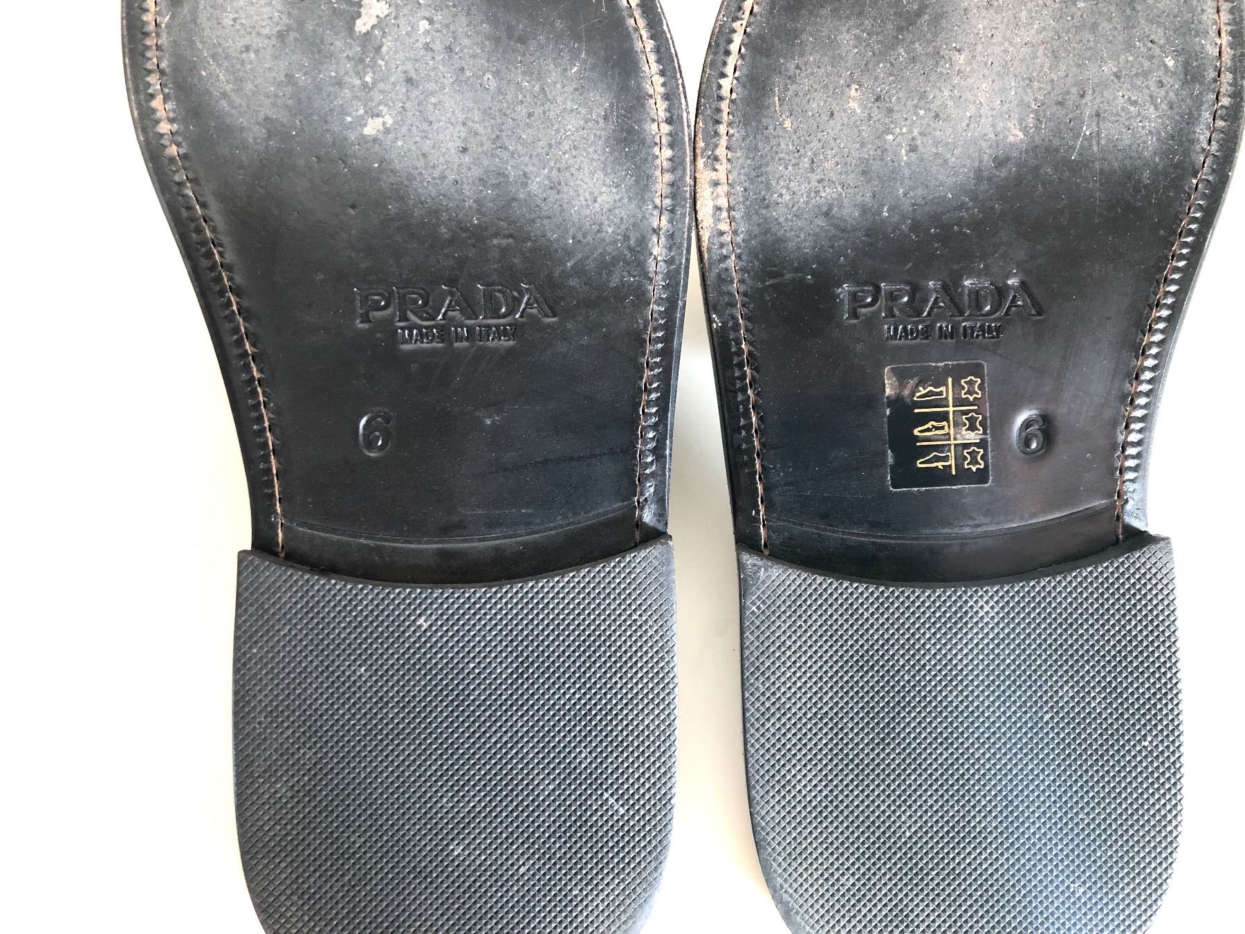 Prada Chaussures hommes: LEATHER PRADA SANDALS – D'occasion à Zürich par Yanches 4