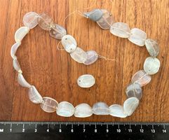 1 rang perles Calcédoine / Chalcedon
