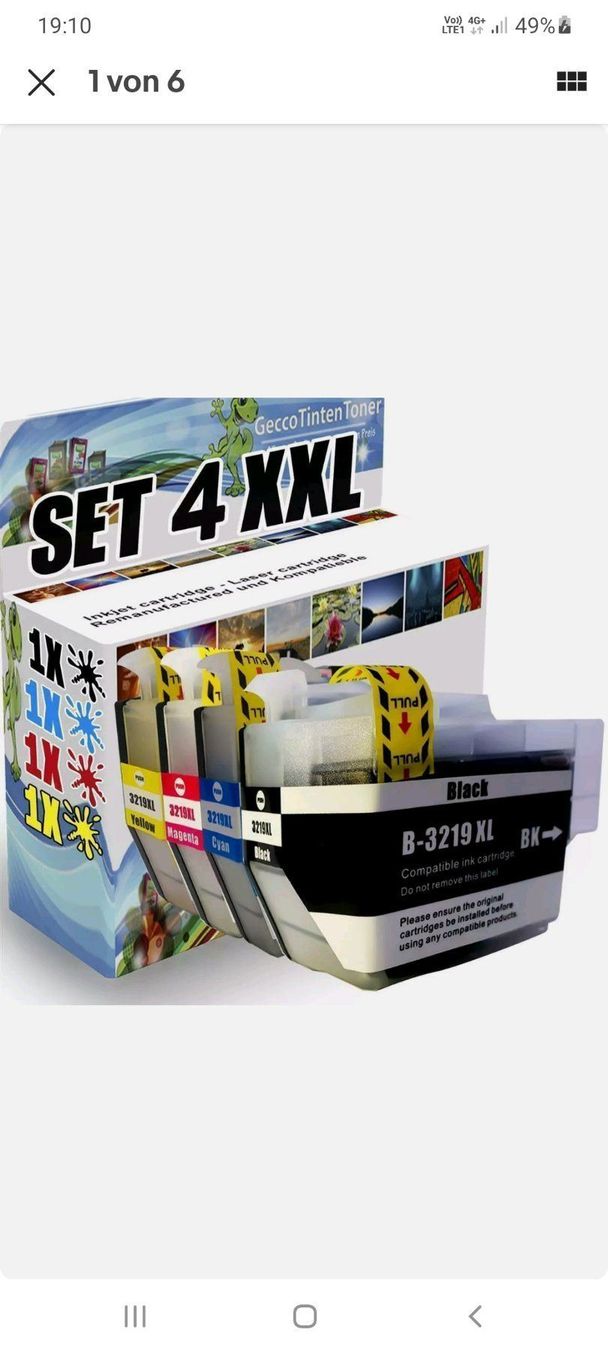 Brother Cartucce per stampanti & toner: LC3219 XL MFC-J5335DW MFC-J6535D – Nuovo e nell'imballaggio originale da Basel venduto da saly06