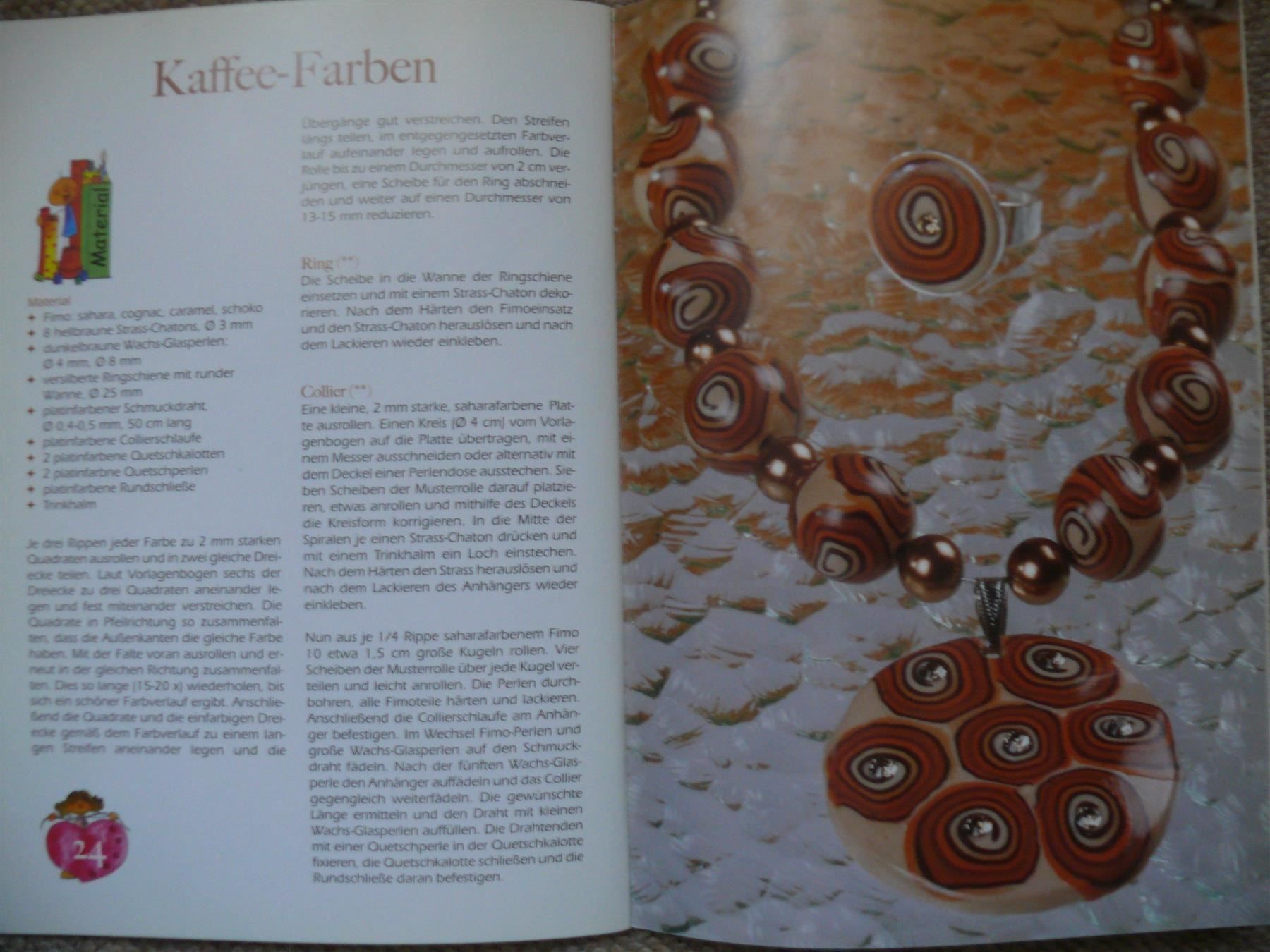 Libri: * Schmuck aus Fimo®   - mit edlen Perlen und Strass / 2006 – Usato da Muttenz venduto da Negnuja 2