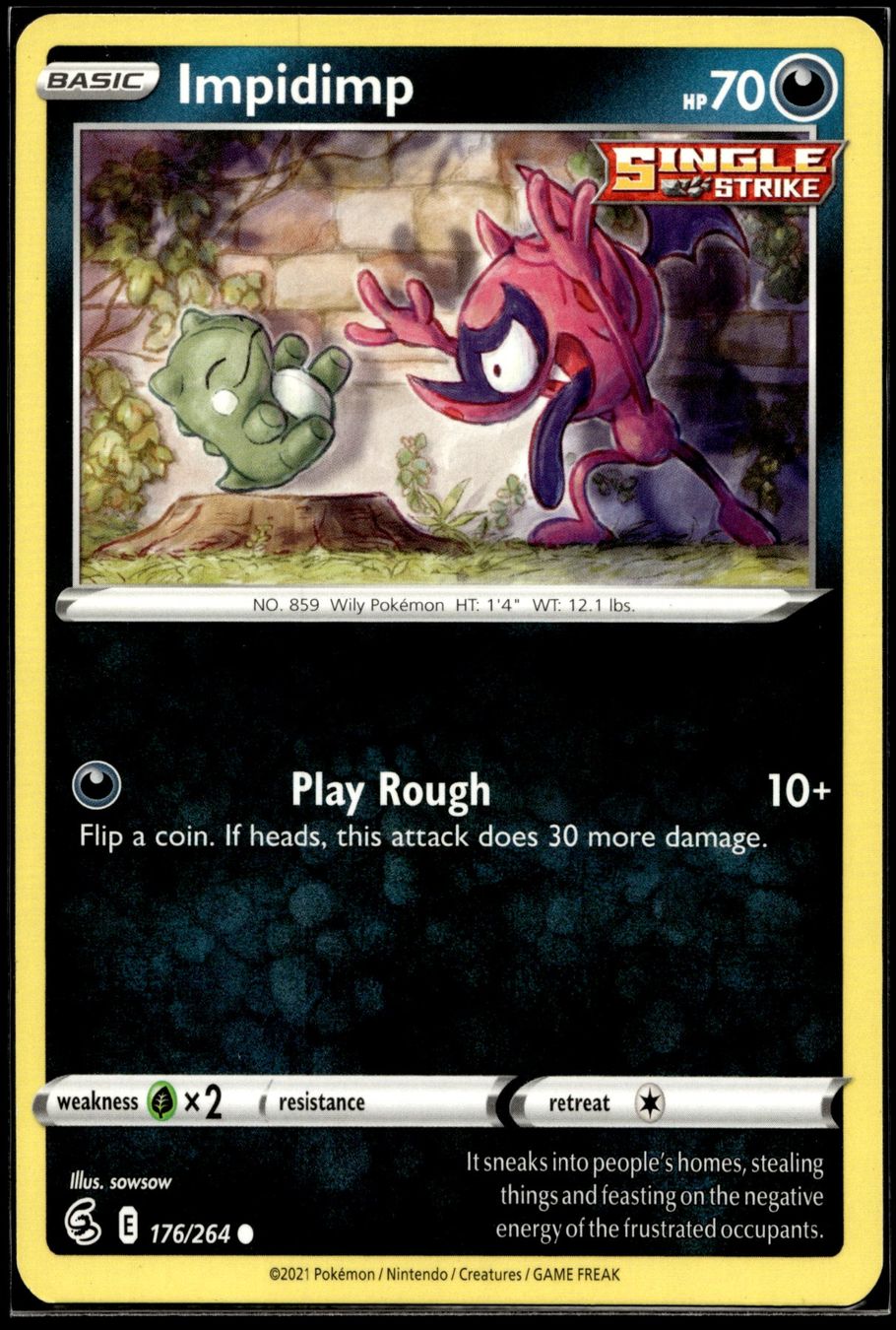 Pokémon Carte collezionabili: Impidimp (FST EN 176/264) – Usato da Affoltern am Albis venduto da Chiesa_5
