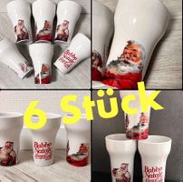 NEU 6 Stk Coca-Cola 2006 Tassen Becher Weihnachten