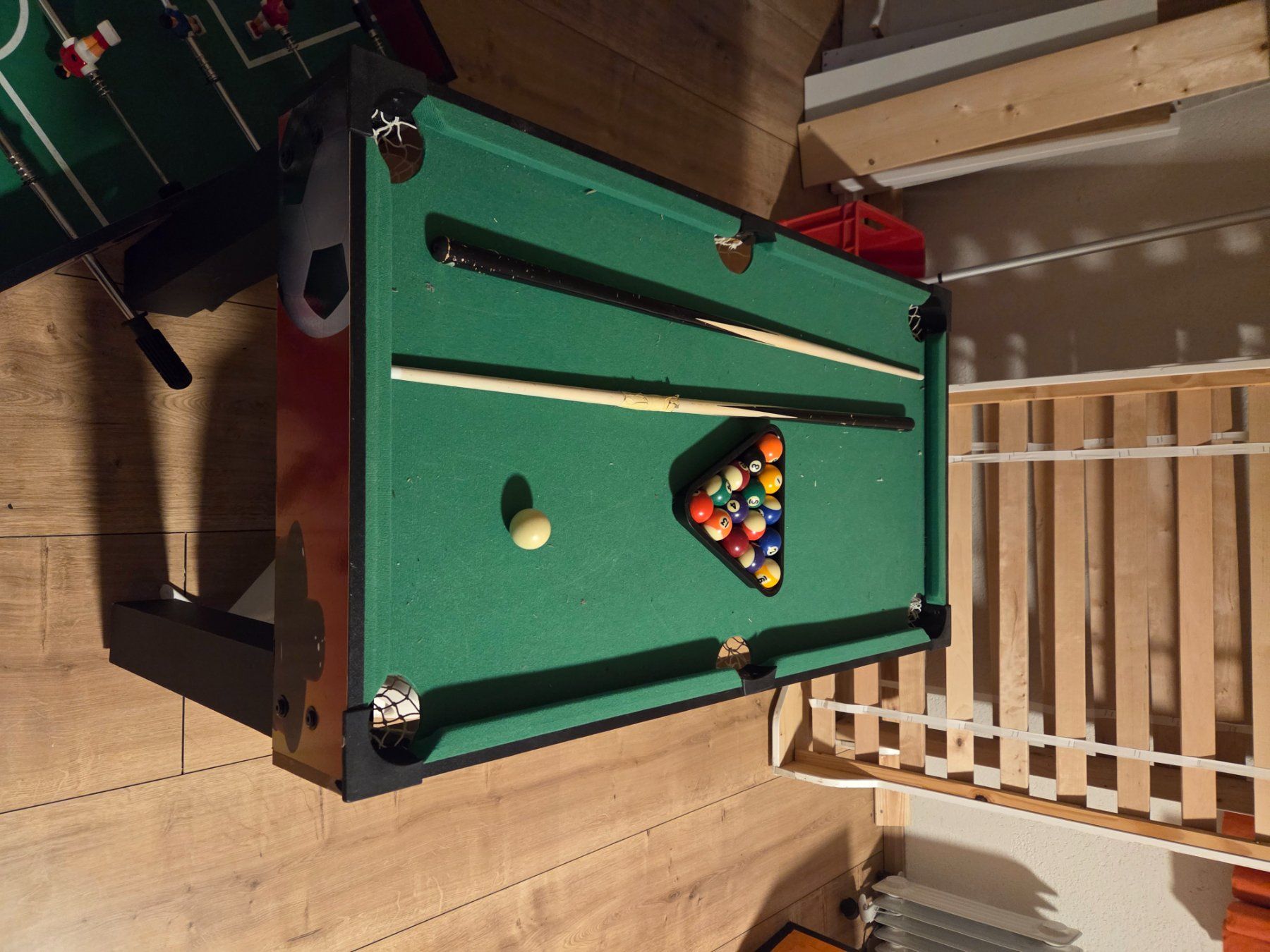 Billiardtische: Billardtisch und Tischfussball – Gebraucht aus Bonstetten von birte32 1