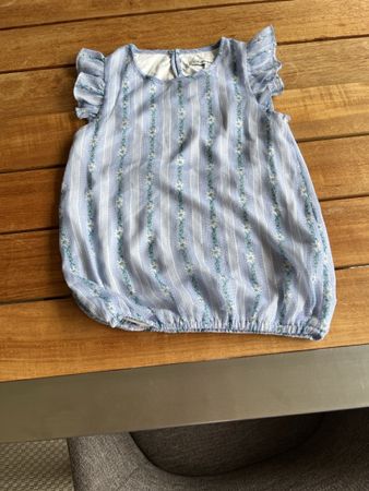 Sommerliche Mädchen Edelweiss Bluse, Grösse 136