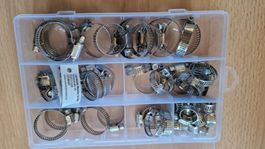 Schlauchschellen Set, verschiedene Grössen, Top Zustand!