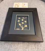 Original gold leaves artwork