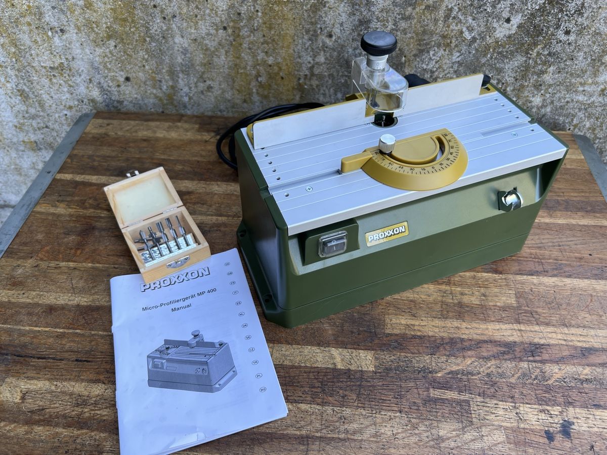 Proxxon Alle Maschinen: Proxxon Modellbau Oberfräse Micro-Profiliergerät MP400 – Gebraucht aus Theilingen von ovi123