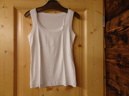 Uni weisses Basic Top von Marc Cain Gr. N4 / M - 426226