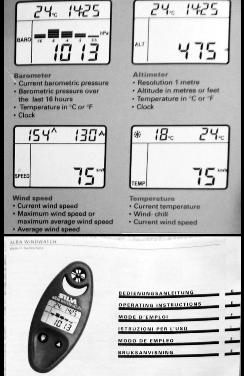 Flug- & Drachensport: Flugsport Variometer + Windmesser Anemometer Höhe Barometer – Gebraucht aus Basel von Brouw 4