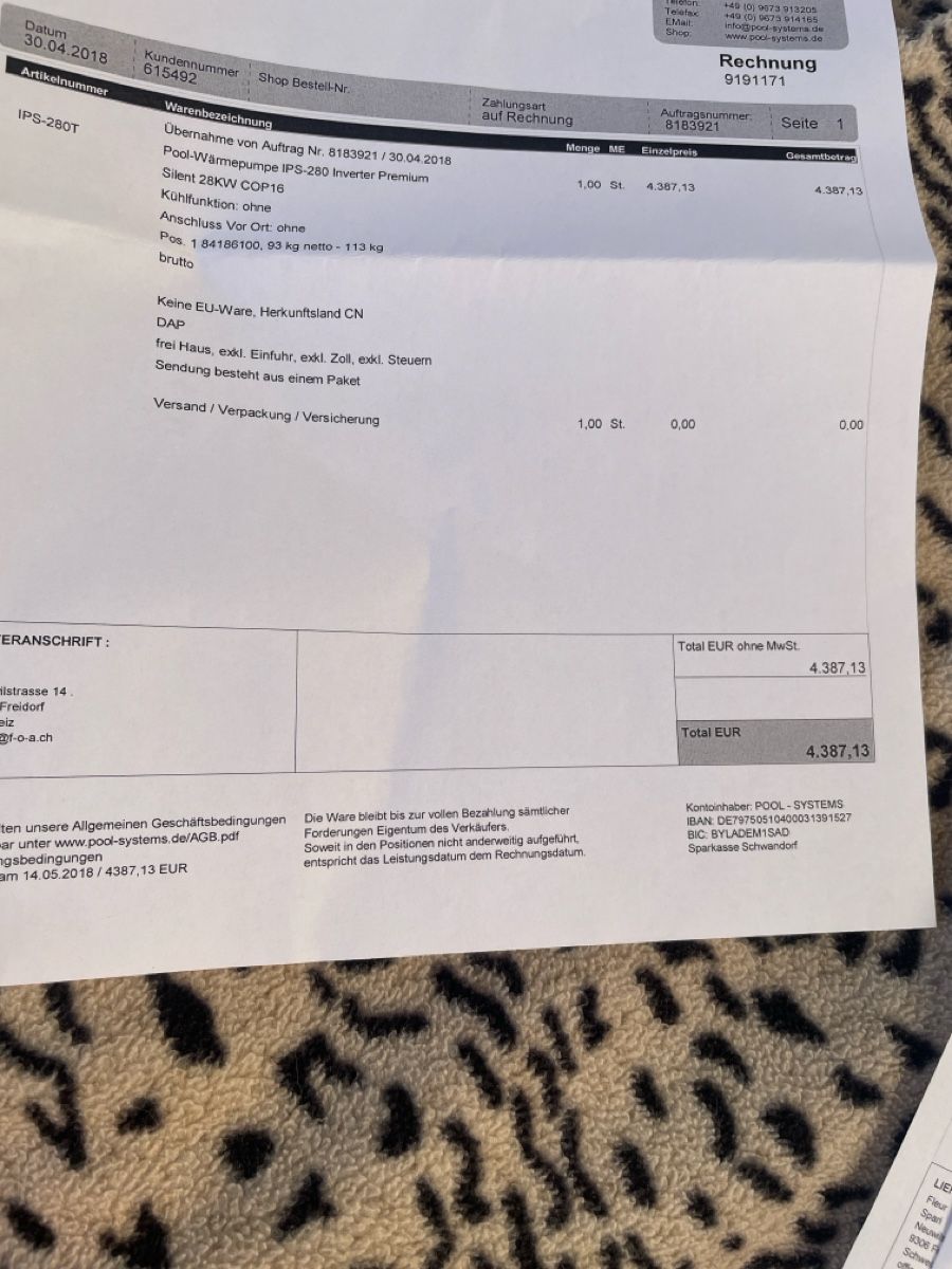 Heizgeräte: Pool Wärmepumpe – Gebraucht aus Freidorf TG von ibipatria 6