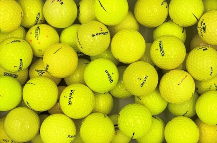 Bälle: 20x gelbe Golfbälle verschiedener Marken – Gebraucht aus Wangen SZ von Jaay_Sky