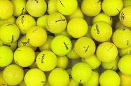 20x gelbe Golfbälle verschiedener Marken