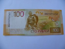 Russische 100 Rubel 2022, P-275, Neuwertig