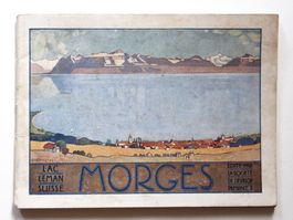 SELTENE WERBE-BROCHURE "MORGES" ca. 1915  RENÉ MARTIN
