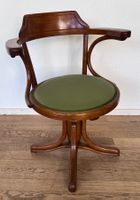 Original Thonet Bugholz-Drehsessel / Bürostuhl um 1900