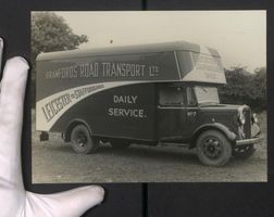 Fotografie Lastwagen Morris mit Hamshaw 