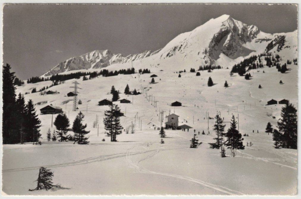 Cartes postales: Col des Mosses - Skilift de l' Ecuellaz – D'occasion à Binningen par Mountainrider