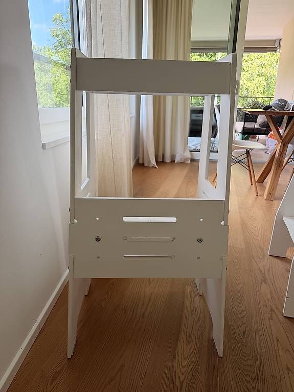 Seggioloni: Lernturm / Kitchen Helper aus Holz  Weiss – Usato da Kilchberg ZH venduto da ChristineVF 3