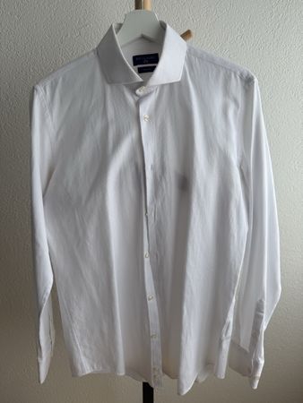 Weiss Hemd Slim Fit DS CLASSIC Grösse M