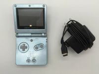 Gameboy Advance SP Hellblau + Ladekabel Nintendo Original